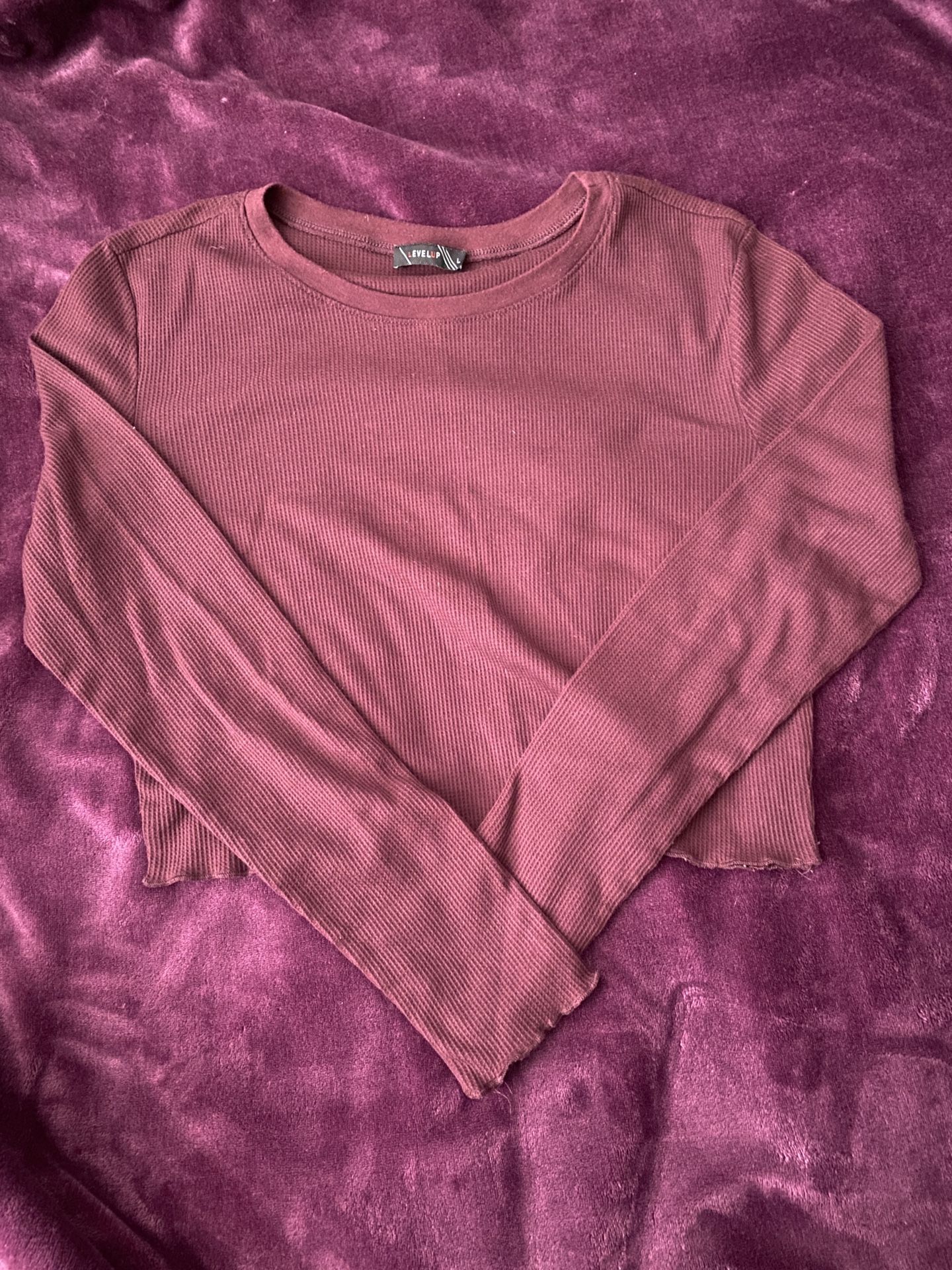 Long Sleeve Crop Top