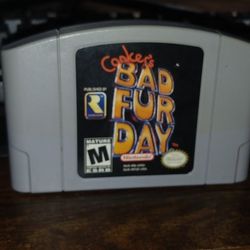 Conkers Bad Fur Day N64 