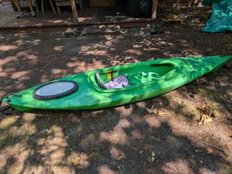 Single-person kayaks for sale.