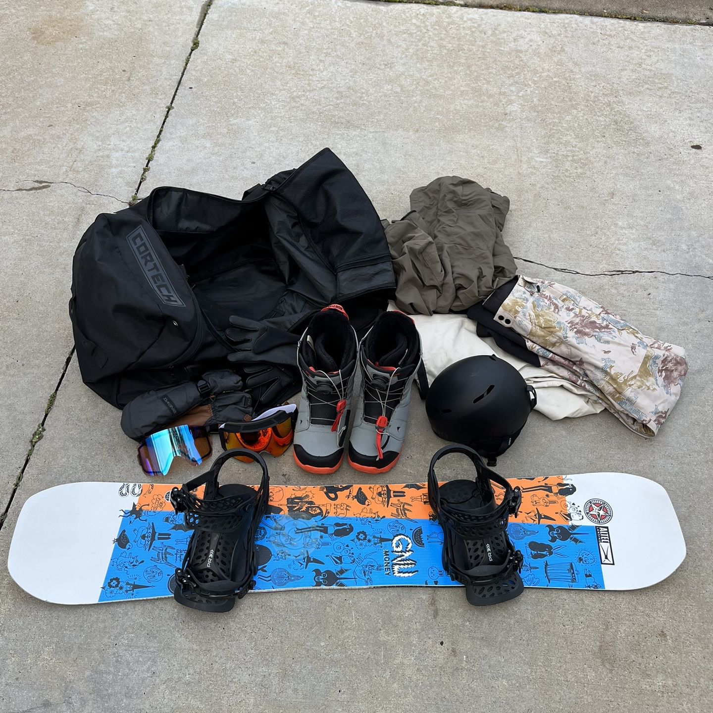 Snowboard And Gear