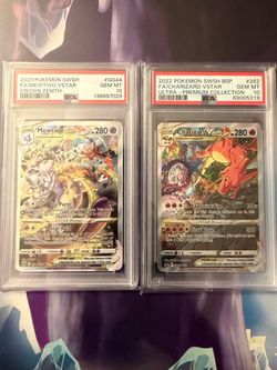Charizard VSTAR PSA10 SWSH262  And Mewtwo Vstar GG44 Psa 10 Gem Mint Set