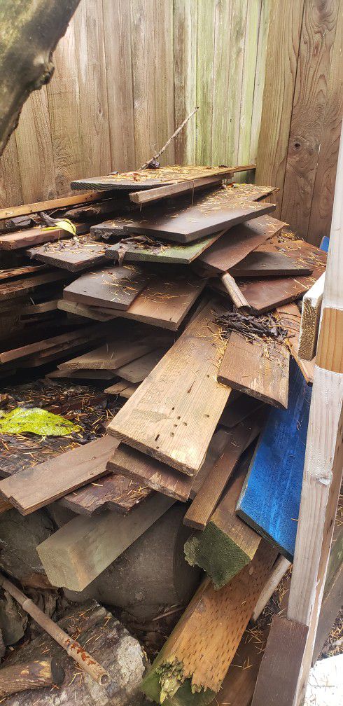 Free Piles of Scrap Wood