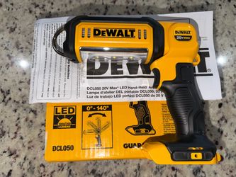 NEW DEWALT DCL050 20V Max LED Work Light. TOOL ONLY