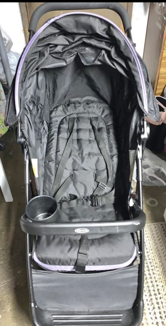 GRACO Black & Purple Stroller
