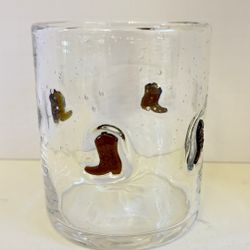 Icon Juice Glass-Cowboy Boots