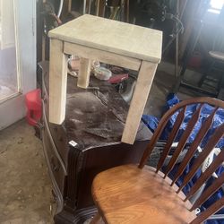 Sanded table 