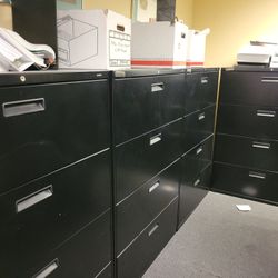 8 4-drawer Lateral Filing Cabinets