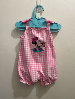 Carters Minnie Mouse romper Sz 3M Homemade