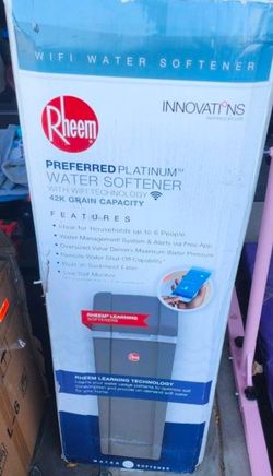 BNIB Rheem Preferred Platinum 42k grain Water Softener