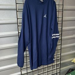 Michael Jordan Xl Long Sleeve Navy Sweater