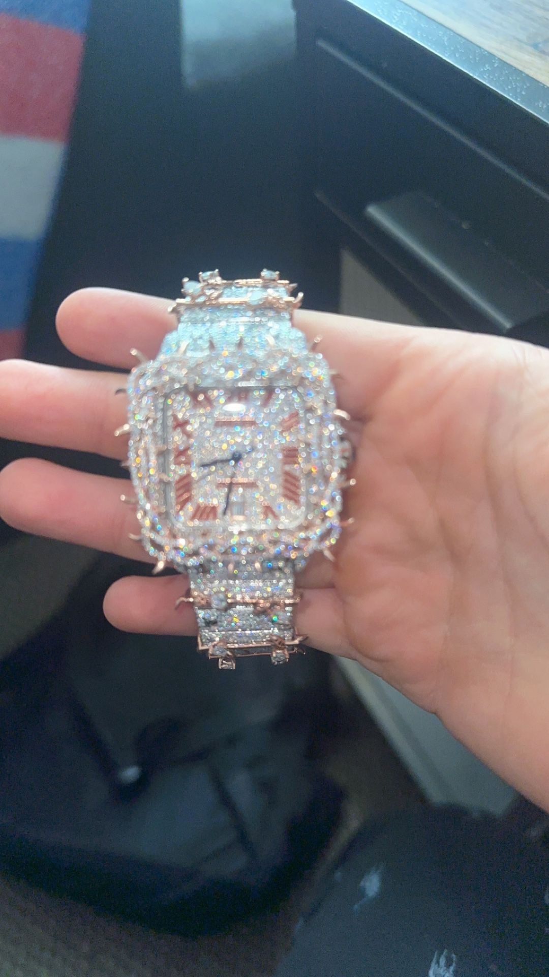 VVS MOISSANITE CARTIER BUSTDOWN 