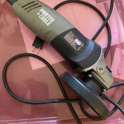 Porter Cable 4  1/2 Angle Grinder With Extras.