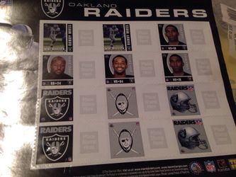 Raiders postal stamps