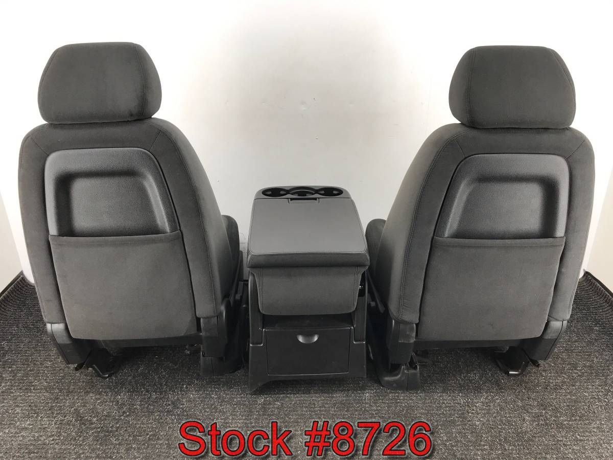 2009 Chevy Silverado 40/20/40 Bench Bucket Console Front Seats Seat Stock 8726 for Sale in