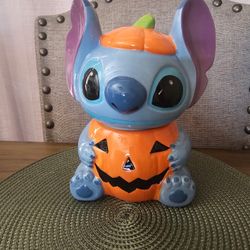 Disney Stitch Halloween Cookie Jar