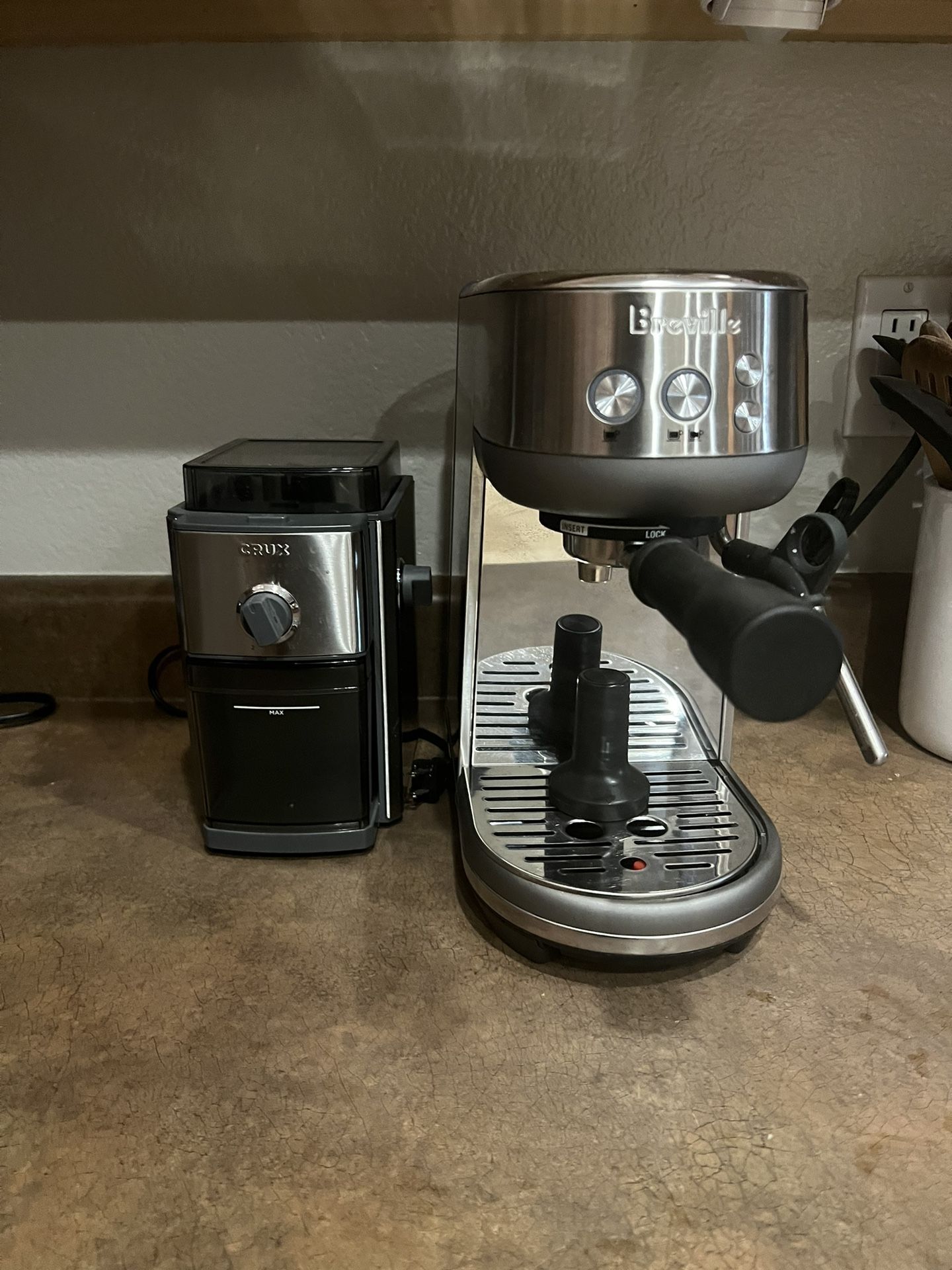 Espresso Maker And Coffee Grinder