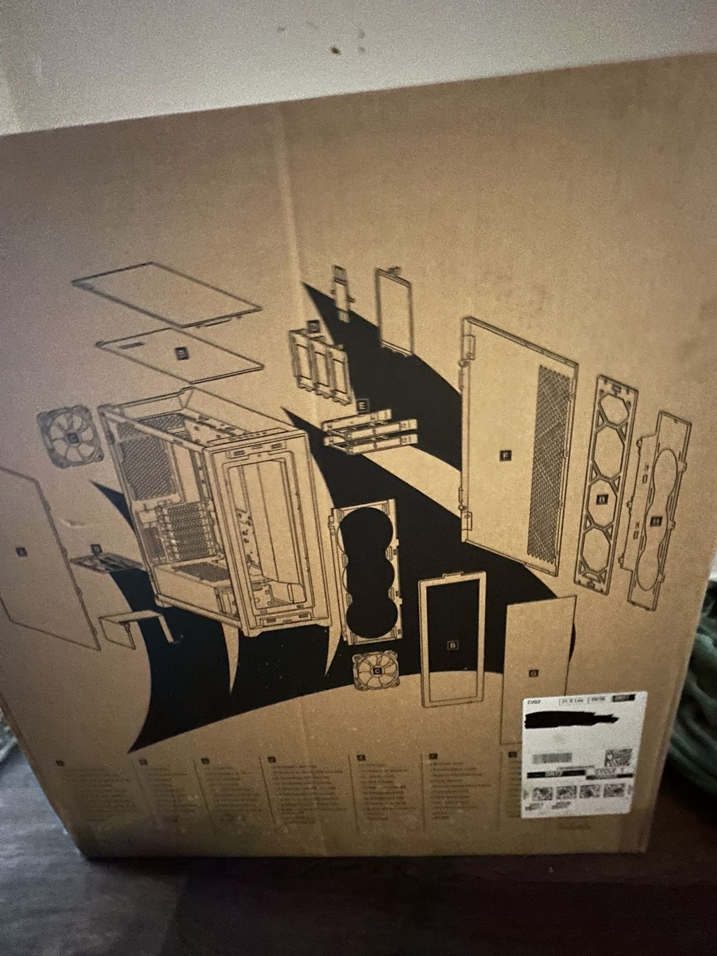 Corsair 5000D Tempered Glass Mid-Tower ATX PC Case - White