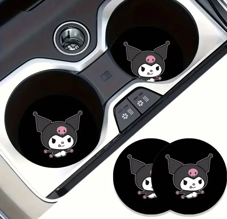Kuromi Car Coasters