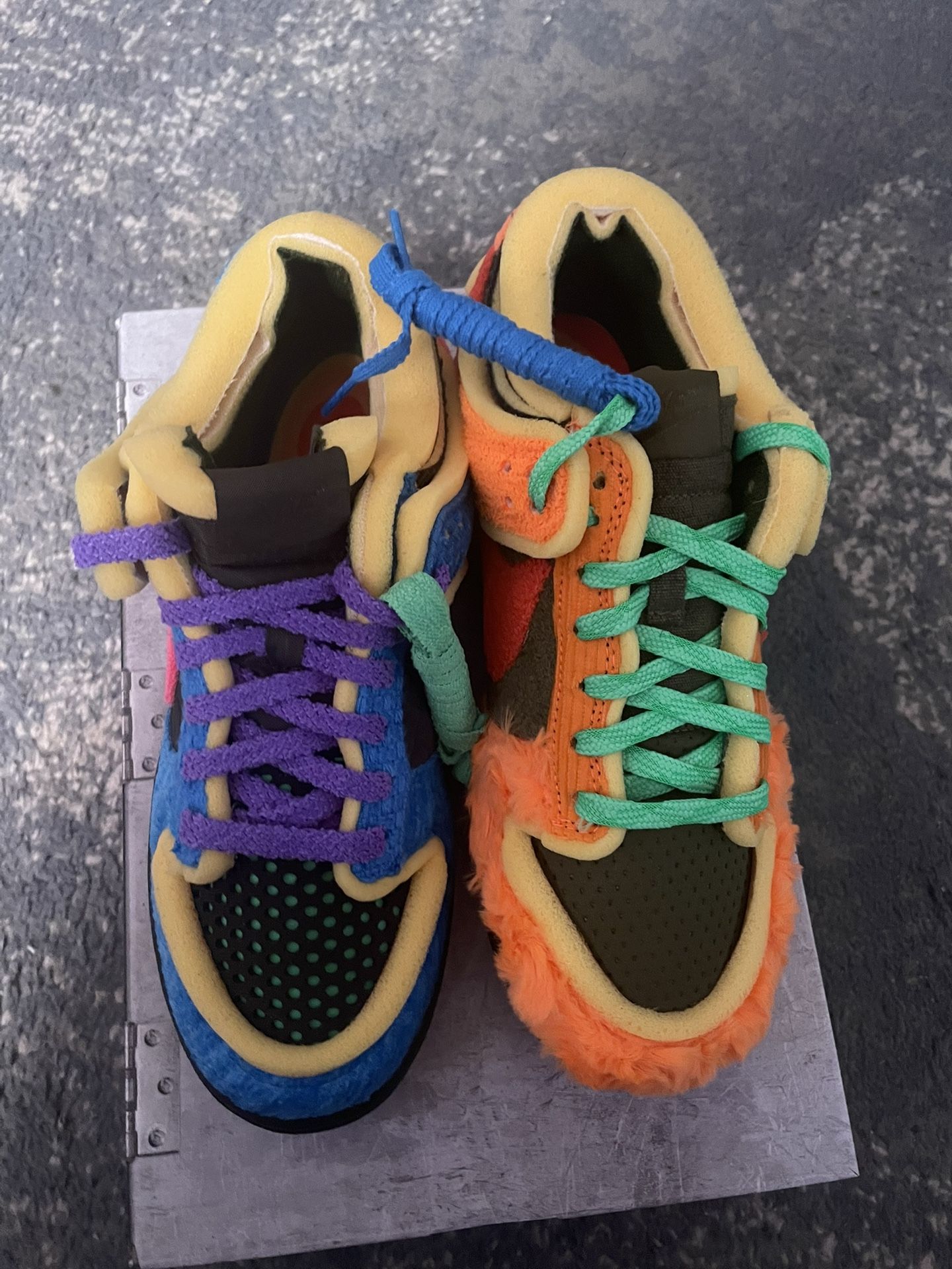 Size 7 Nike Cactus Plant Flea Market Photo Blue Sponge Dunk