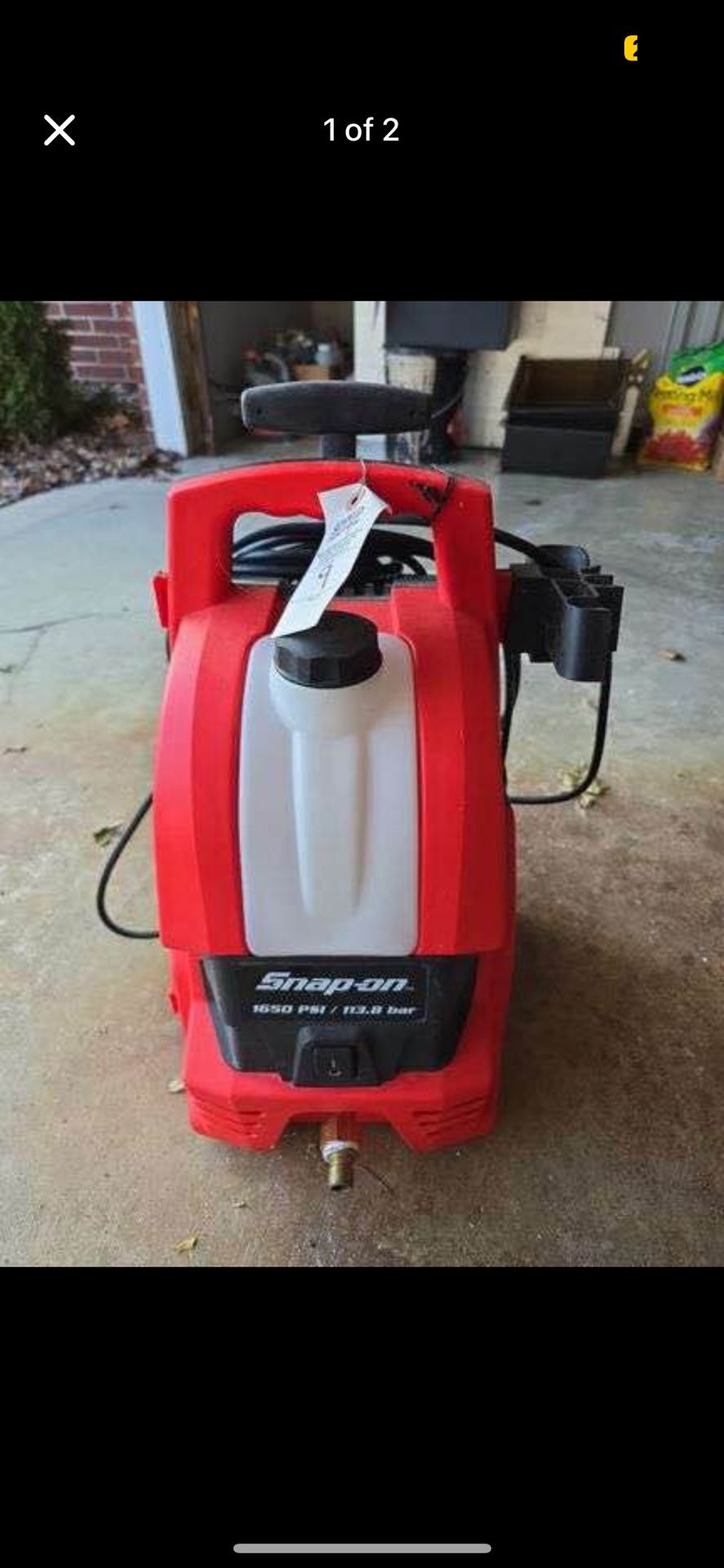 Snap On Pressure Washer