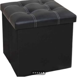 Folding Storage Ottoman Bench Foot Rest  Toy Box Hope Chest Small