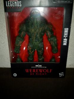 Marvel Legends Werewolf By Night Man-Thing Action Figure 