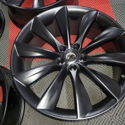 Tesla 21" Matte Black Wheel EXCANGE