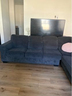 Gray couches
