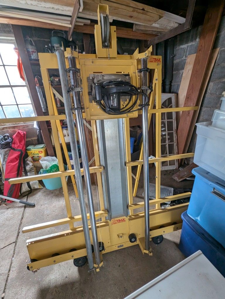 Saw Trax Panel Saw Varsity Series 52in Stowaway Tilt Base Saw Orig $2900