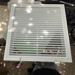 22-1/2"x22-1/2" vent White