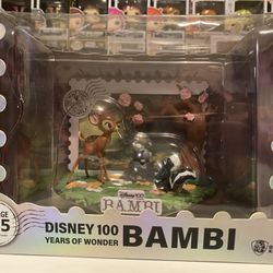 Disney 100 Years of Wonder D-Stage DS-135 Bambi Statue