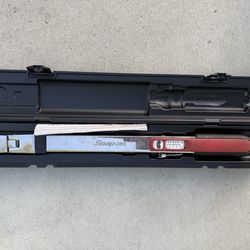 SNAP-ON TQR250E TORQUE WRENCH 40-250LBS 1/2" drive with case