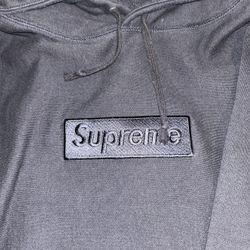Supreme Tonal Black Box Logo Hoodie 