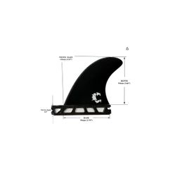 Culture Supply RTM Side Bite Surfboard Fins