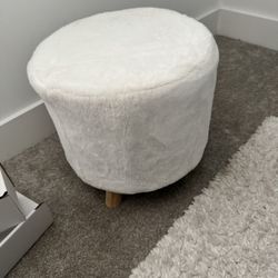 Small White Stool