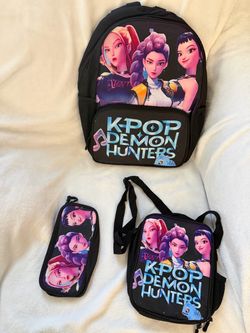 K-Pop Demon Hunters 3-Piece Backpack Set