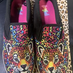 Lisa Frank Slip On Sneakers 