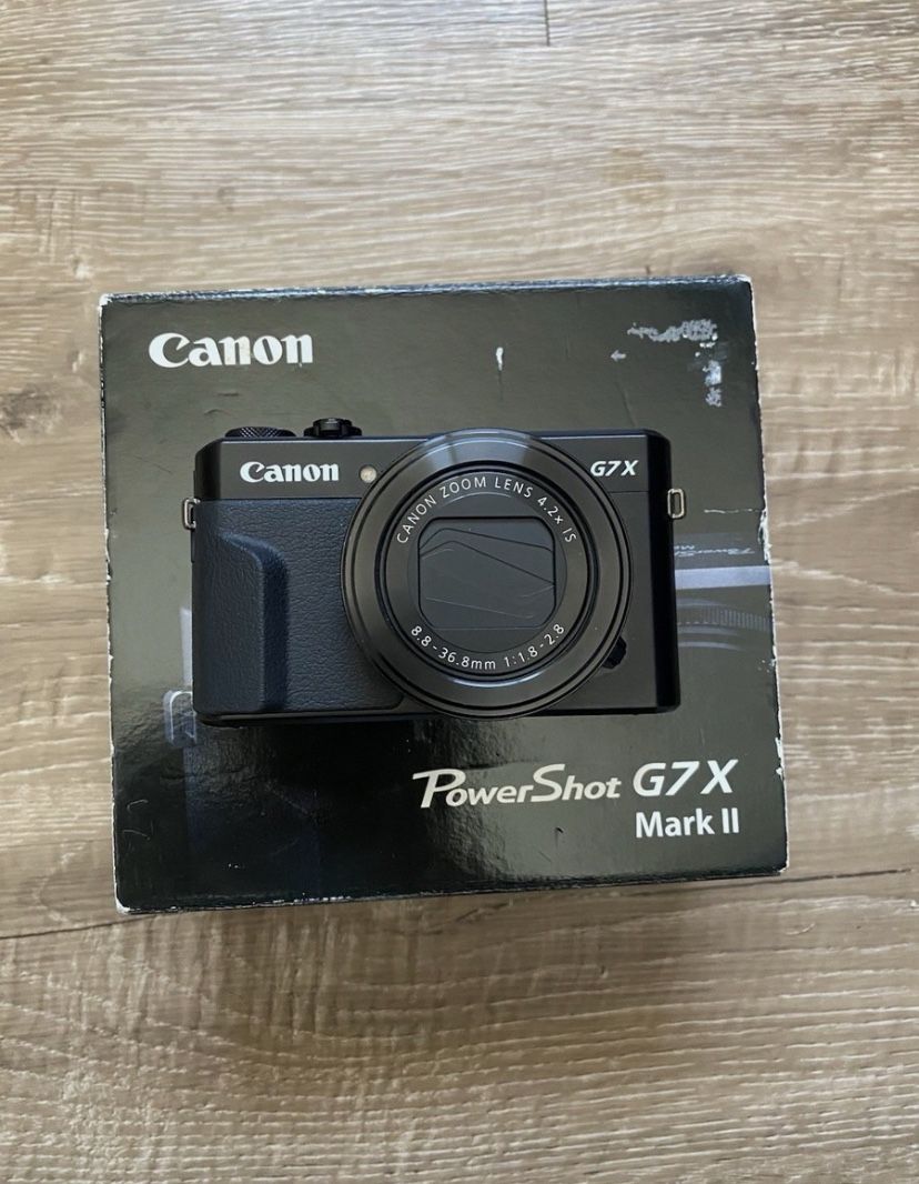 Canon PowerShot G7X Mark II…..Black