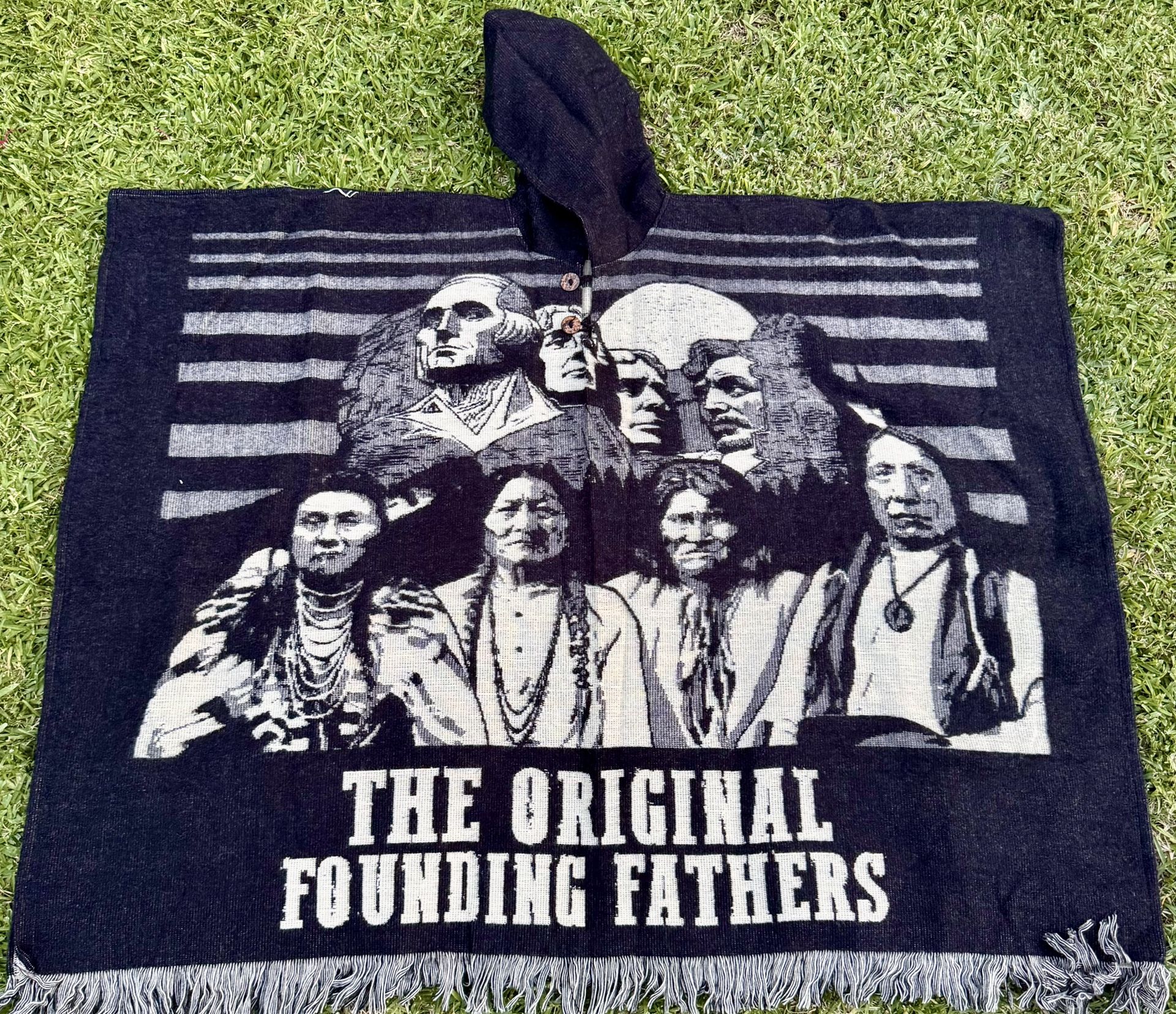 Native American Alpaca Poncho, Adult Size