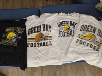 Lot of 4 XXL Green Bay Packers tee shirts