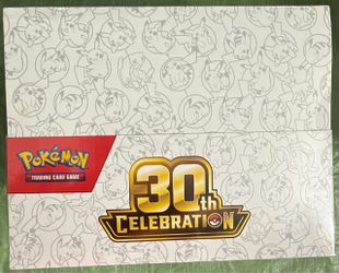 Pokemon TCG 30TH CELEBRATION MINI TIN DISPLAY BOX Factory Sealed 10 Mini Tins