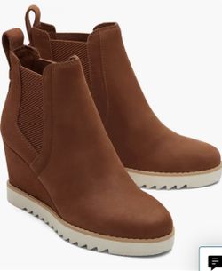 Brand new Toms Maddie Wedge Booties sz 9 