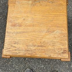 Free Small Solid Wood End Table 