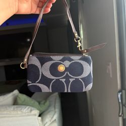 Coach mini denim
