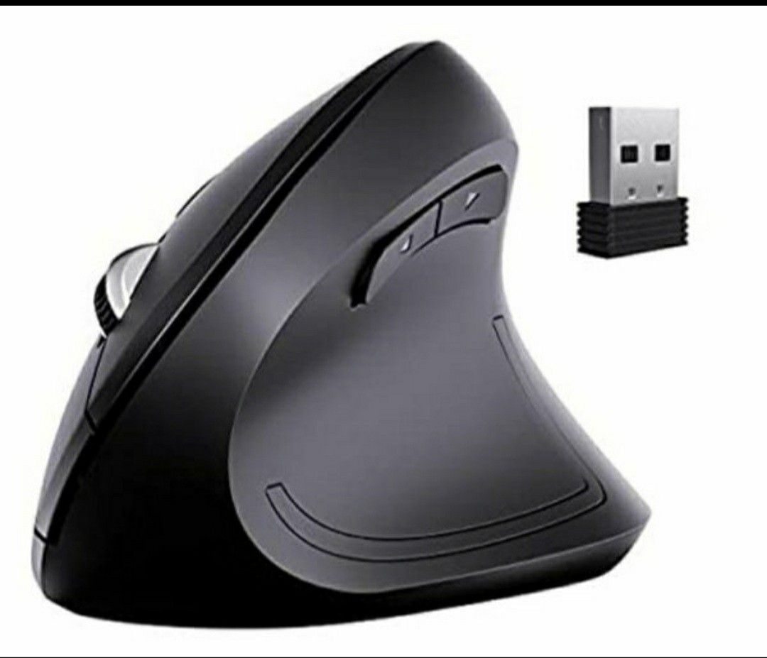 VicTsing Ergonomic Mouse, Upgraded Vertical Wireless Mouse 2.4G Optical Mouse-Reduce Wrist Pain, 6 Buttons 4