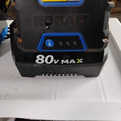 80v  5 Amp Hr Battery Kobalt Battery Plus Charger 