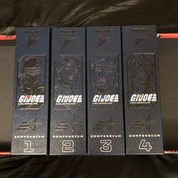 GI Joe Compendium Volumes 1-4.  Blue Joe Version. Kickstarter FIRST PRINT!