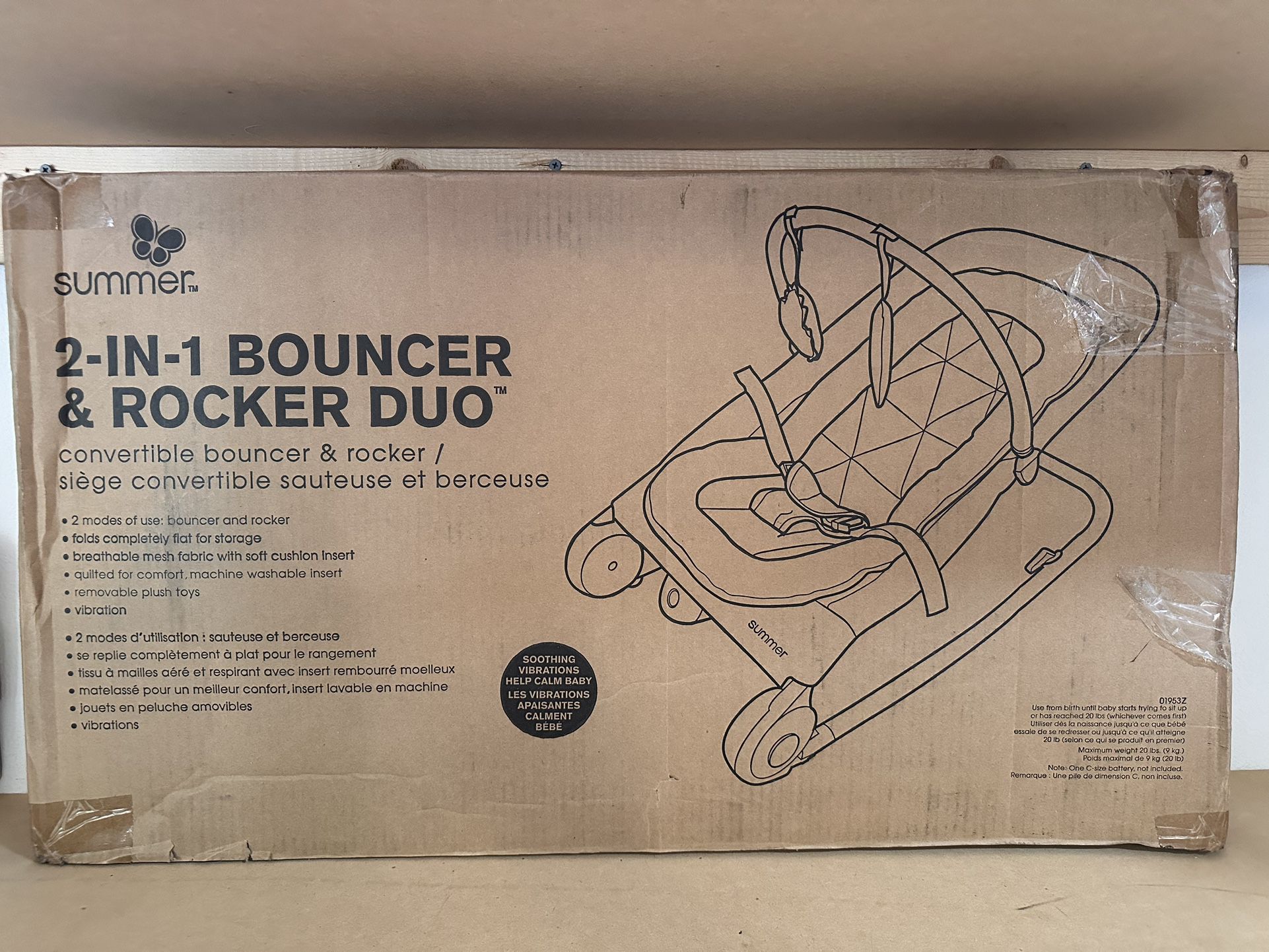 Summer Bouncer/Rocker Duo
