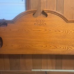 Wood Oak Headboard