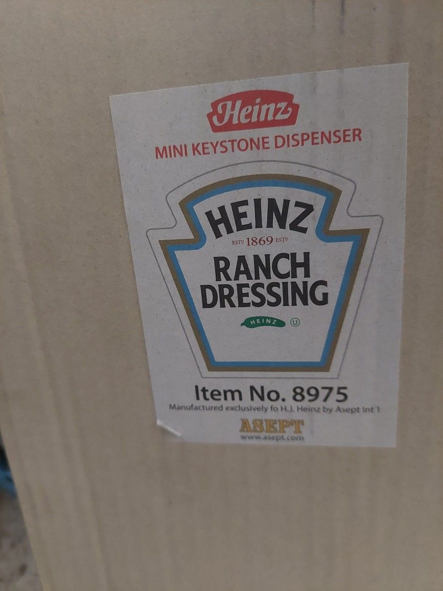 Heinz Ketchup, Mustard, Ranch, Barbecue Pump